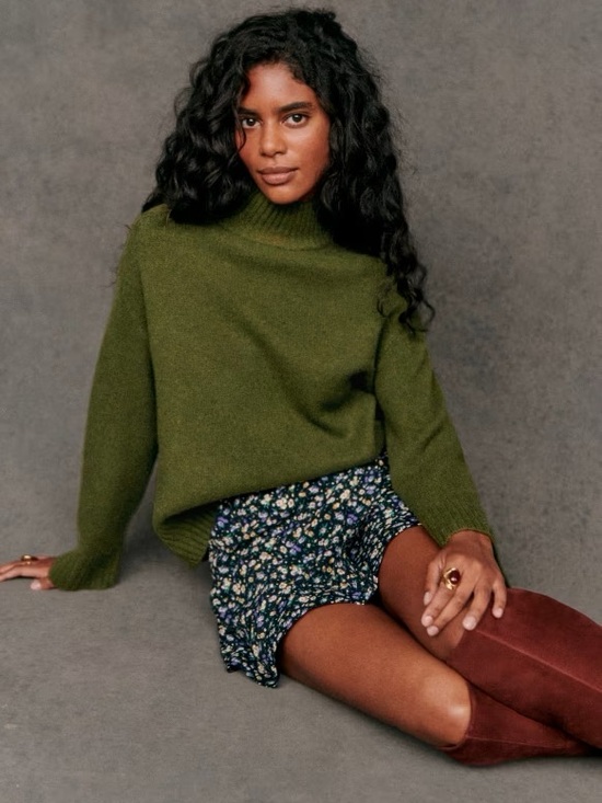 Sezane Sweaters - SOLD Like New Sézane Lauren Jumper in Perfect Green Size M